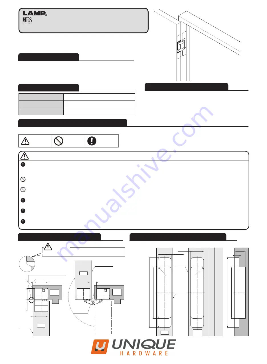 Lamp HES3D-E160 Installation Manual Download Page 1