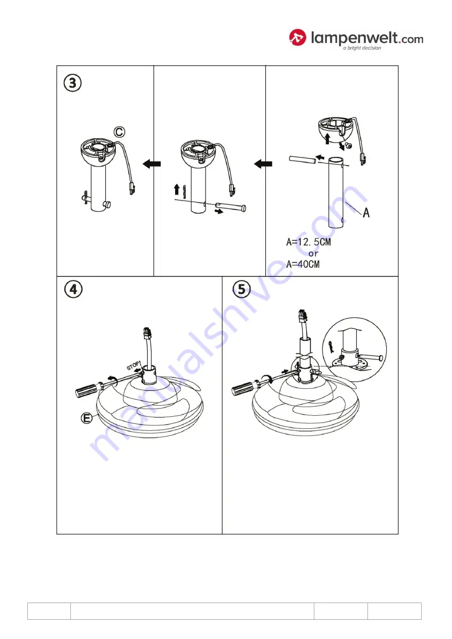 Lampenwelt 4018211 Mounting Instructions Download Page 23