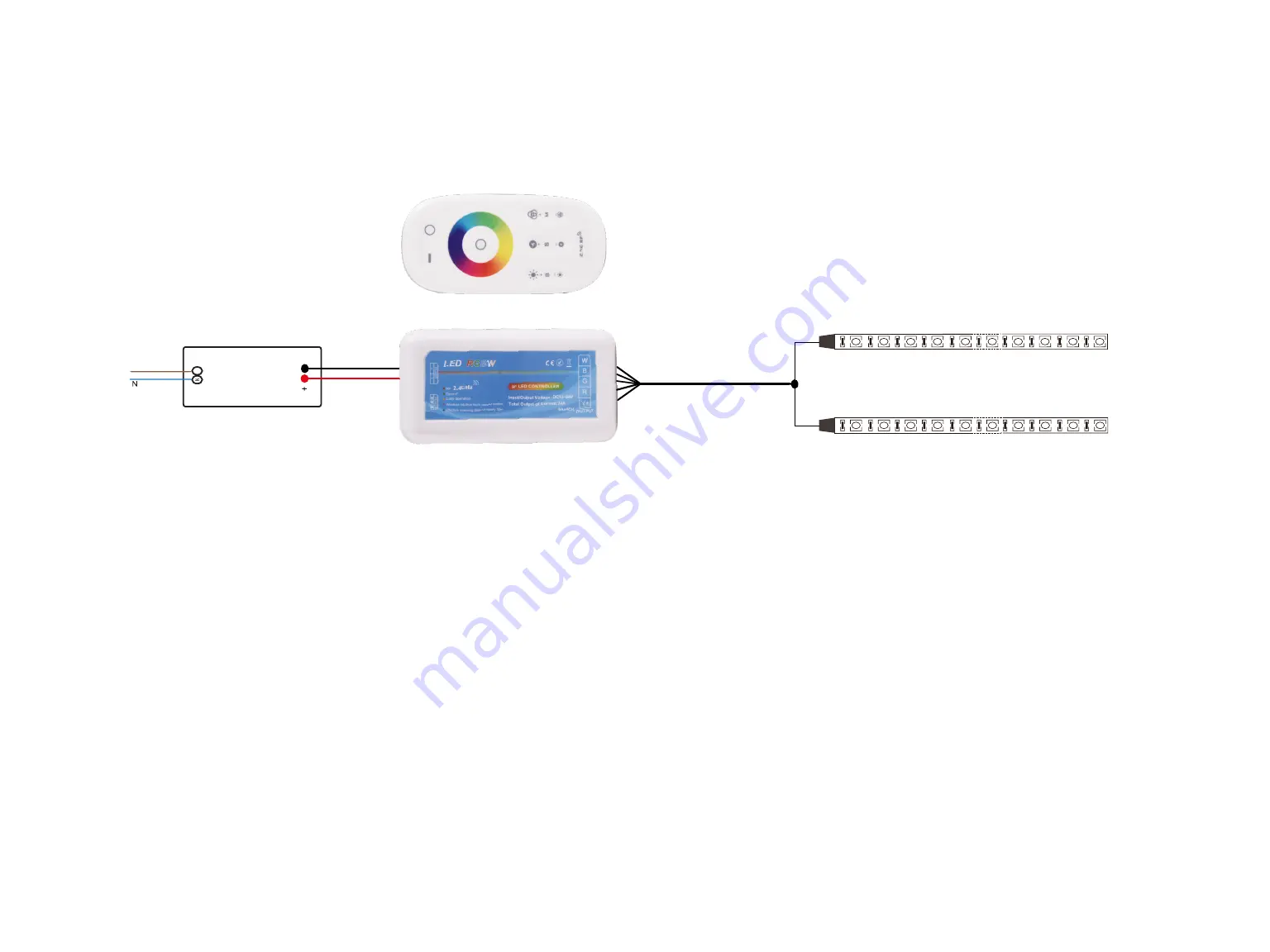 Lampo LED300IP20RGBW24 Instruction Sheet Download Page 2