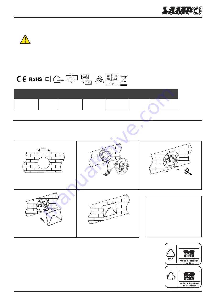 Lampo SPLEDOSFMC Instructions Download Page 1