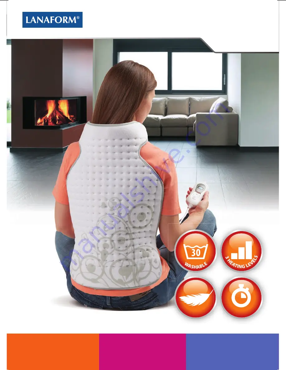 Lanaform HEATING BLANKET FOR BACK Скачать руководство пользователя страница 1