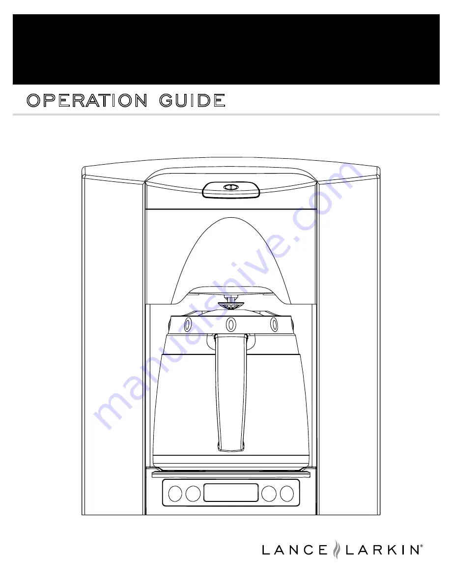 Lance-Larkin Brew Express BE-104R Скачать руководство пользователя страница 1