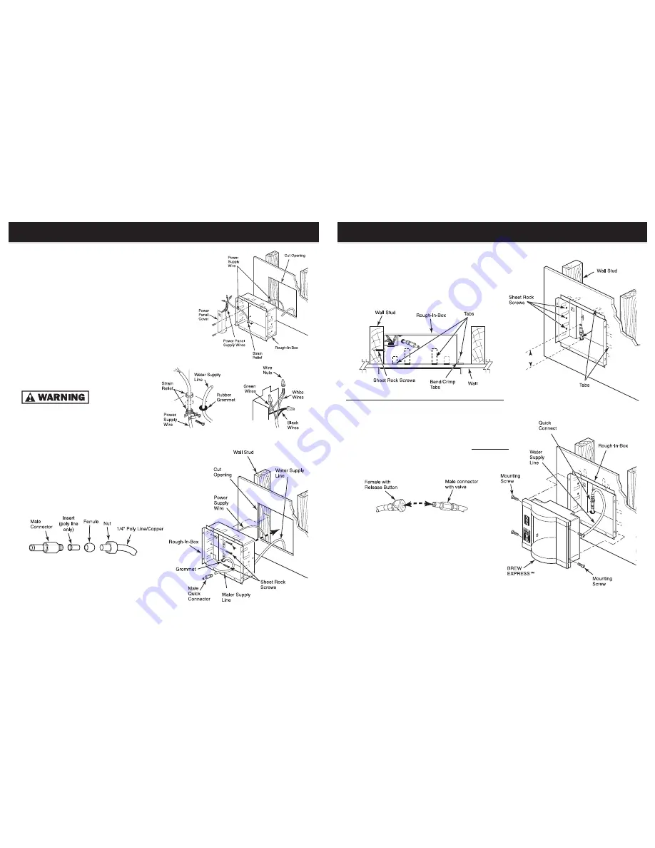 Lance-Larkin BREW EXPRESS BE-112 Installation Manual Download Page 8