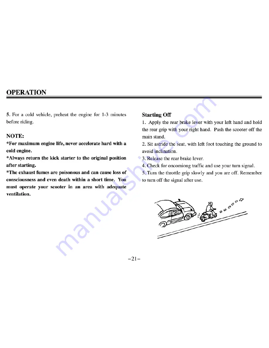 Lance Power Sports Interceptor 150 Owner'S Manual Download Page 25