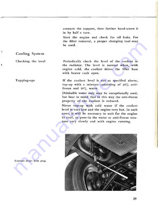 Lancia Fulvia Coupe Instruction Book Download Page 47