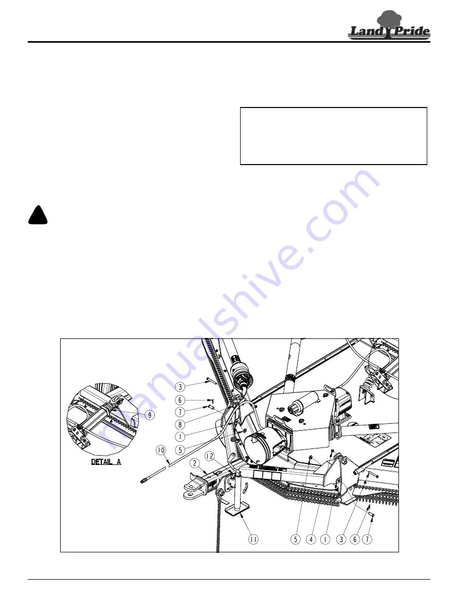 Land Pride 945551+ Скачать руководство пользователя страница 18