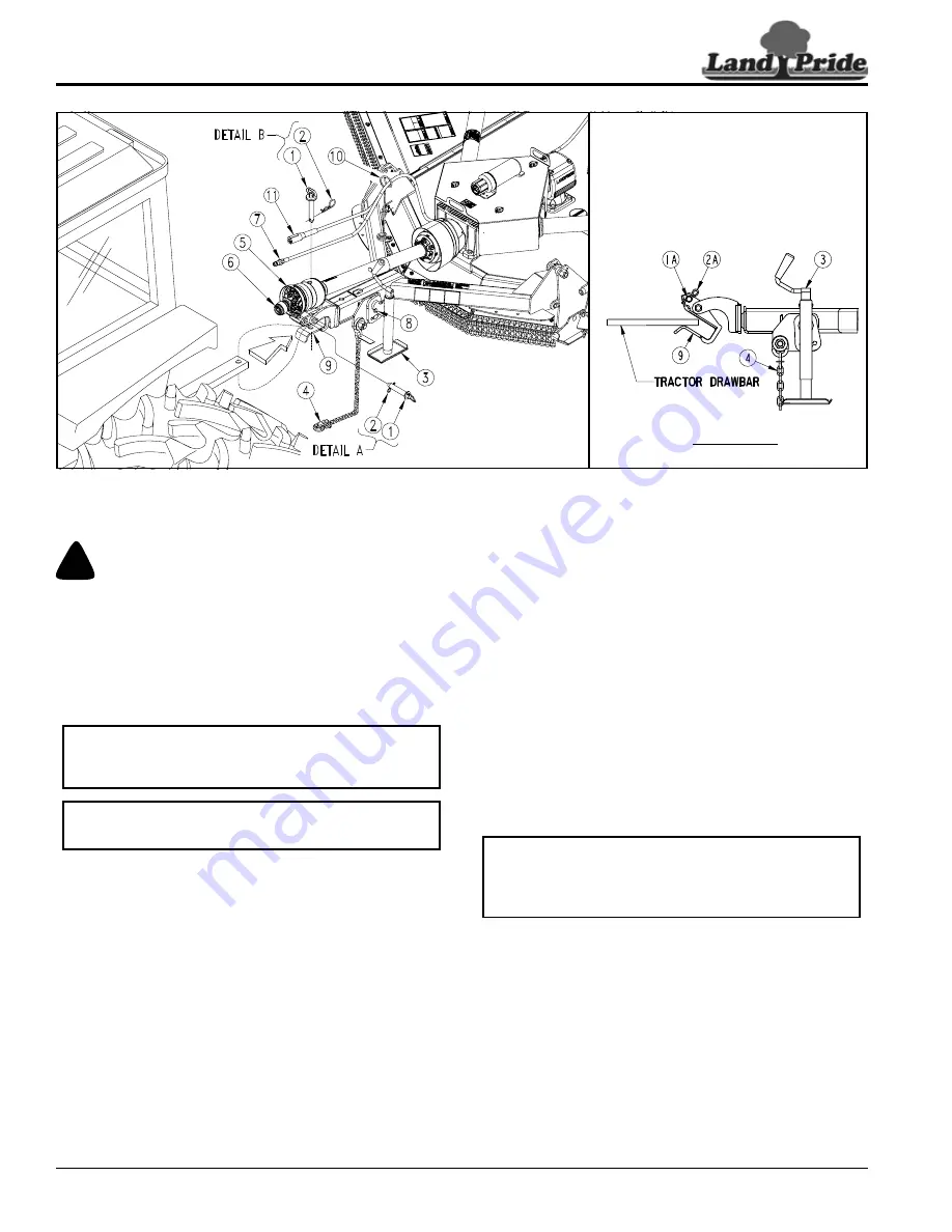 Land Pride 945551+ Operator'S Manual Download Page 20