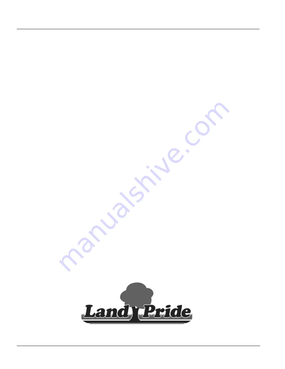 Land Pride 945551+ Operator'S Manual Download Page 56