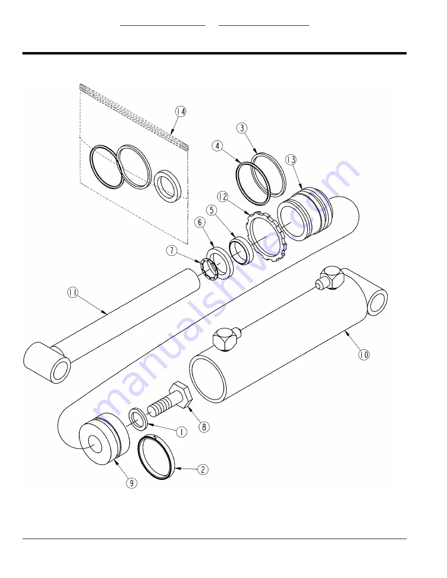 Land Pride Backhoe BH1560 Parts Manual Download Page 24