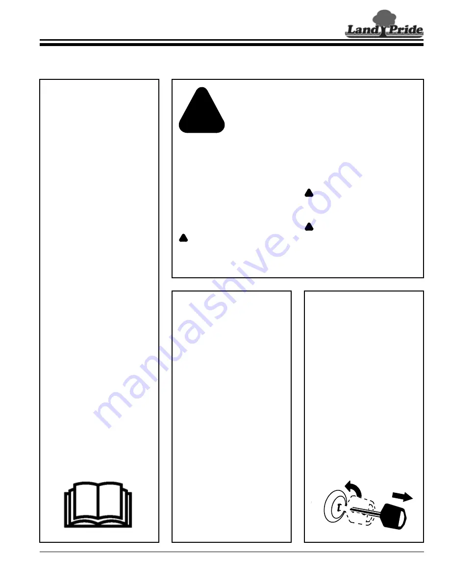 Land Pride DB2660 Operator'S Manual Download Page 5