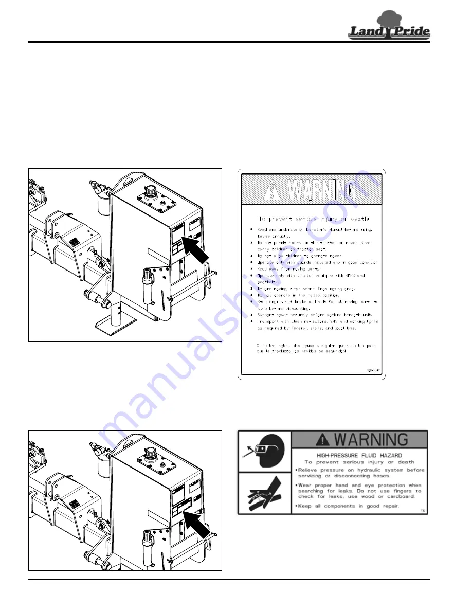 Land Pride DB2660 Operator'S Manual Download Page 10