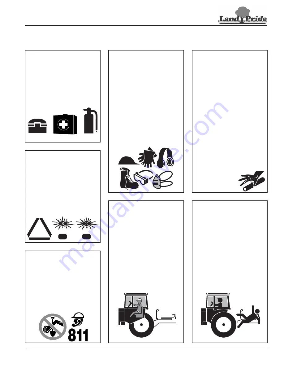 Land Pride FDR2572 Operator'S Manual Download Page 7