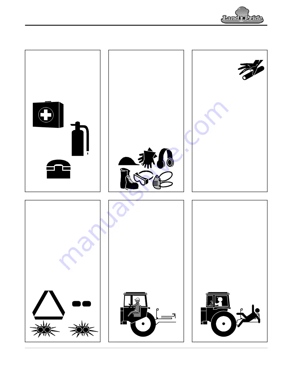 Land Pride GB25 Series Operator'S Manual Download Page 7