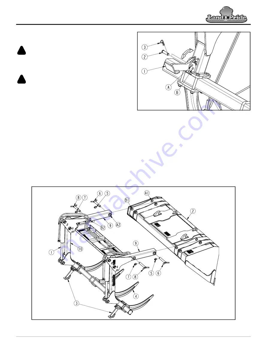 Land Pride GB25 Series Operator'S Manual Download Page 26