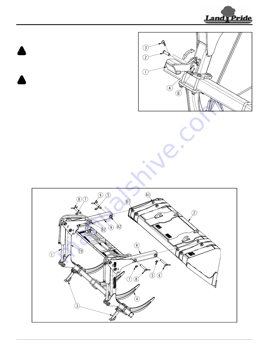 Land Pride GB2590 Скачать руководство пользователя страница 26