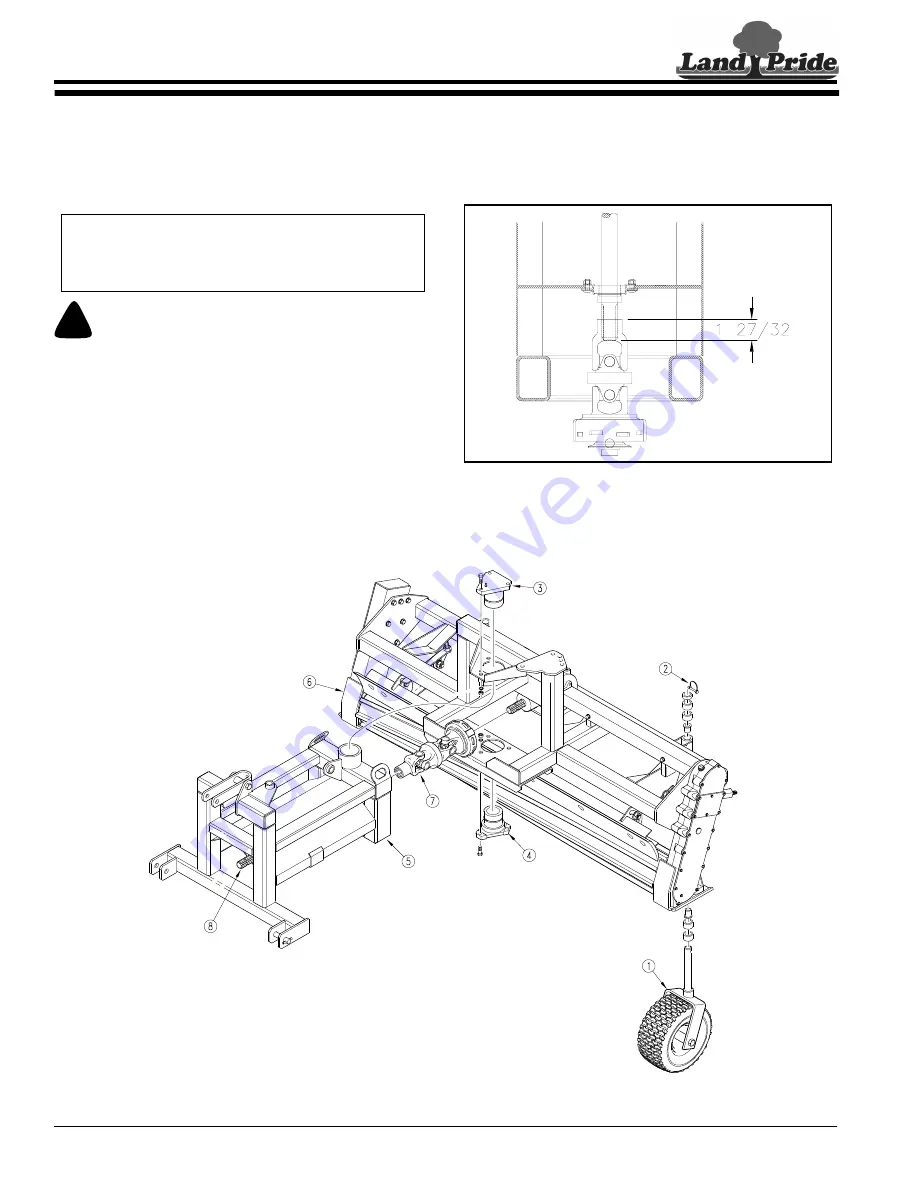 Land Pride PR2572 Скачать руководство пользователя страница 10