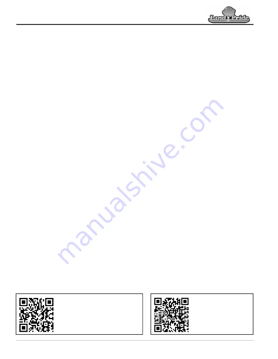 Land Pride RC5715 Operator'S Manual Download Page 4