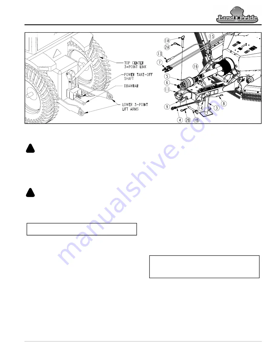 Land Pride RC5715 Operator'S Manual Download Page 25