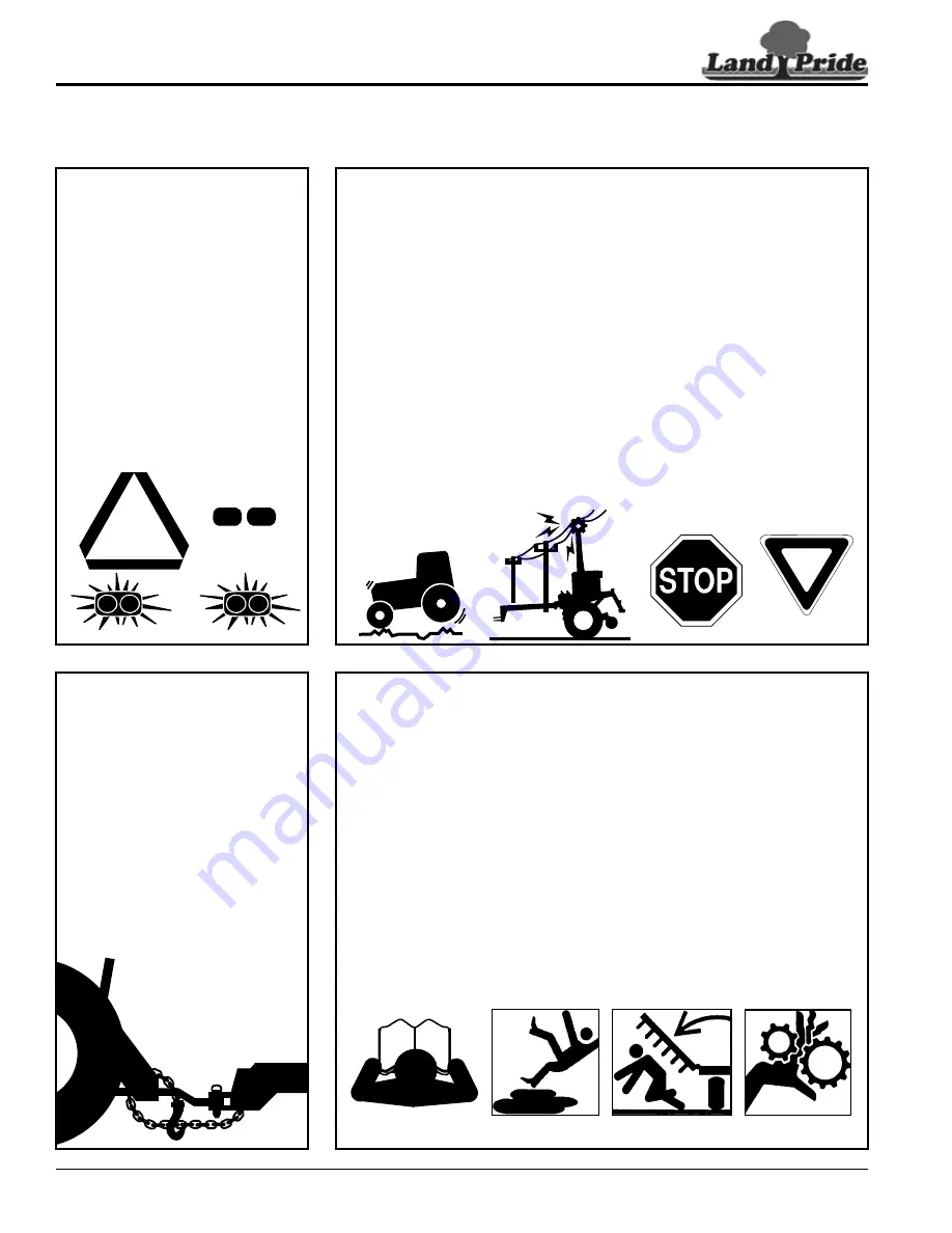 Land Pride RCF2060 Operator'S Manual Download Page 4