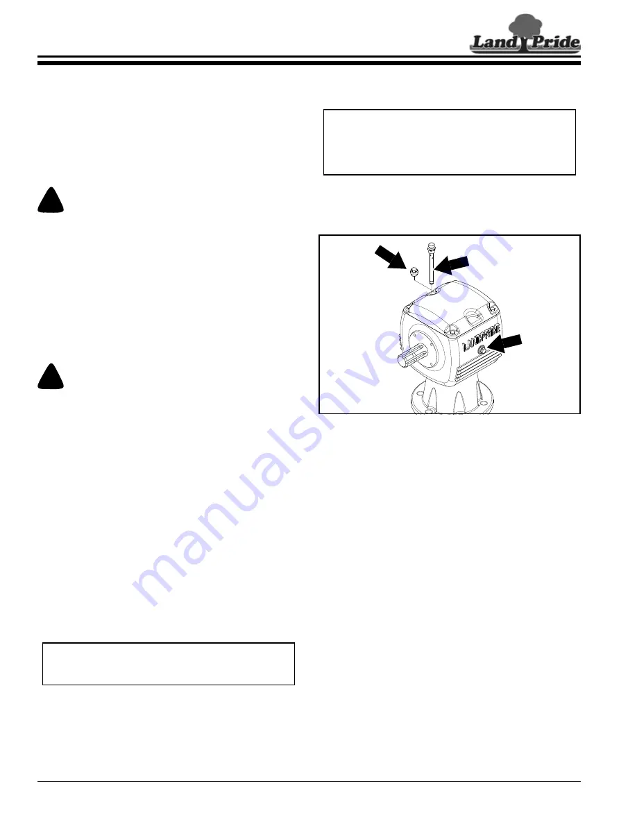 Land Pride RCF2060 Operator'S Manual Download Page 10