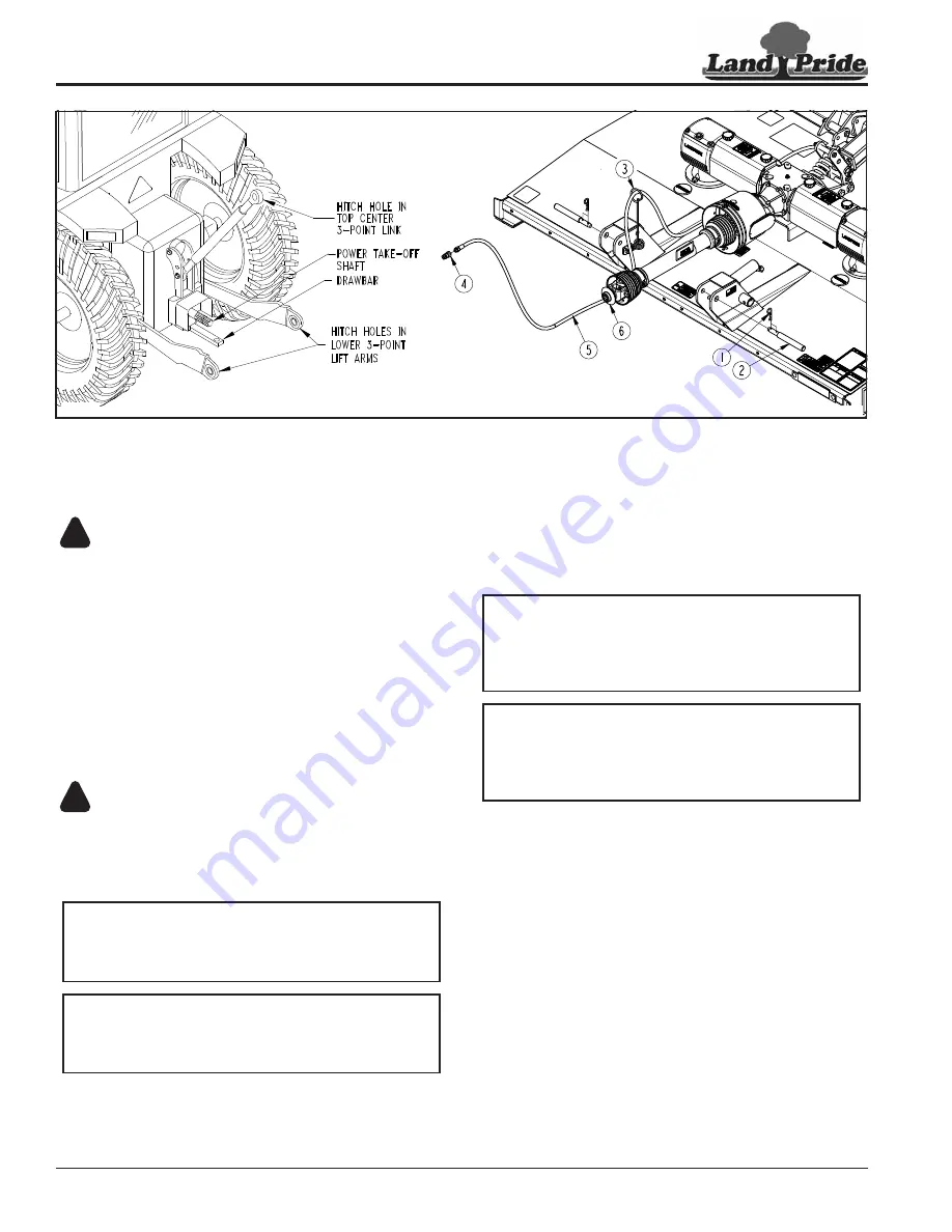 Land Pride RCF3096 Operator'S Manual Download Page 28