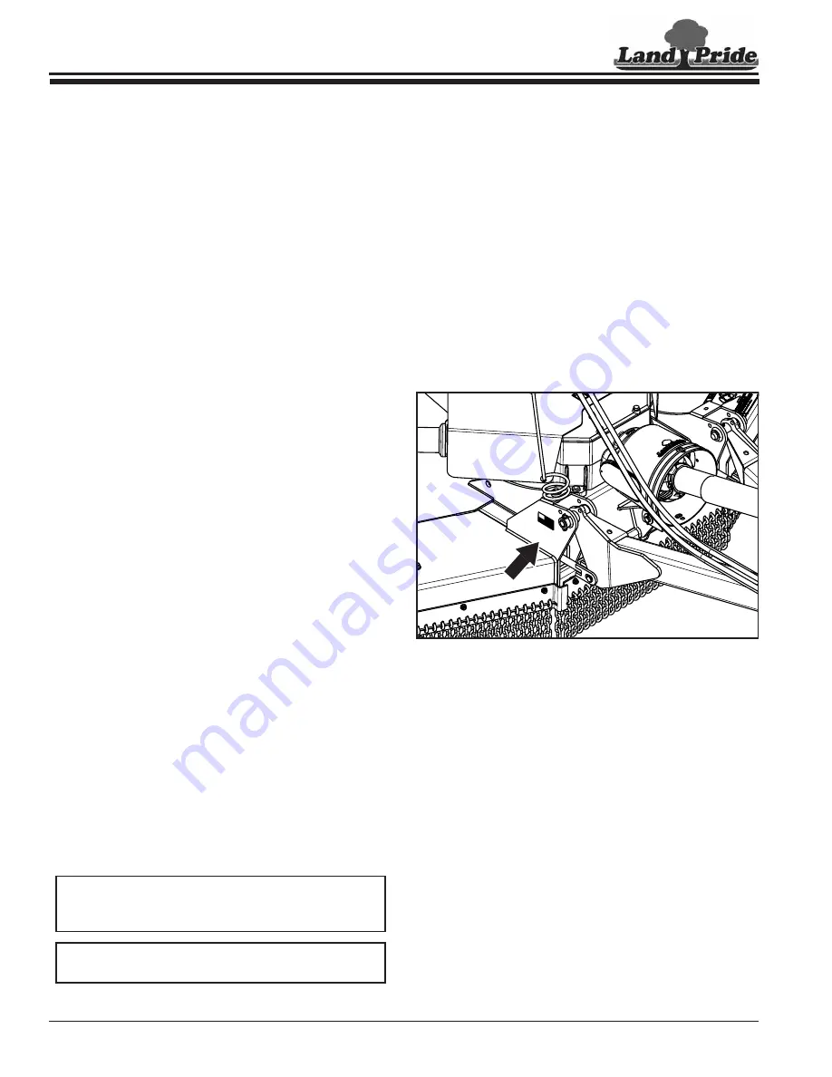 Land Pride RCM3620 Operator'S Manual Download Page 16