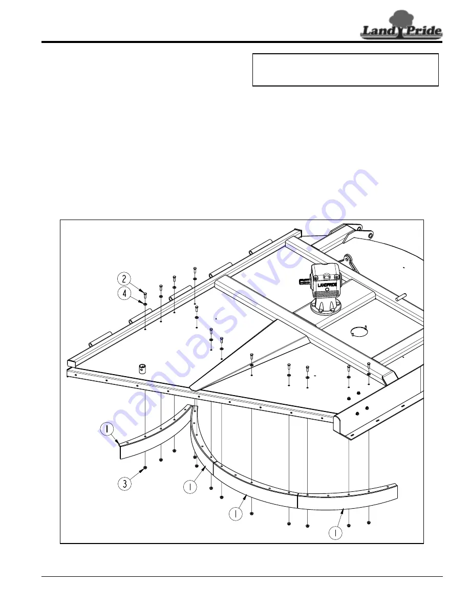 Land Pride RCM5020 Series Assembly Instructions Manual Download Page 3