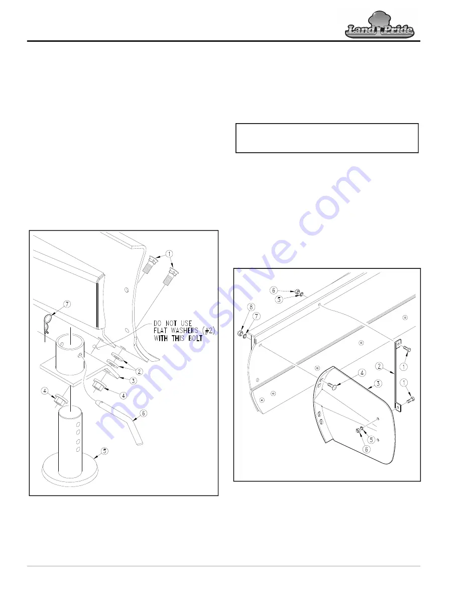 Land Pride Rear Blades RBT45108 Скачать руководство пользователя страница 22