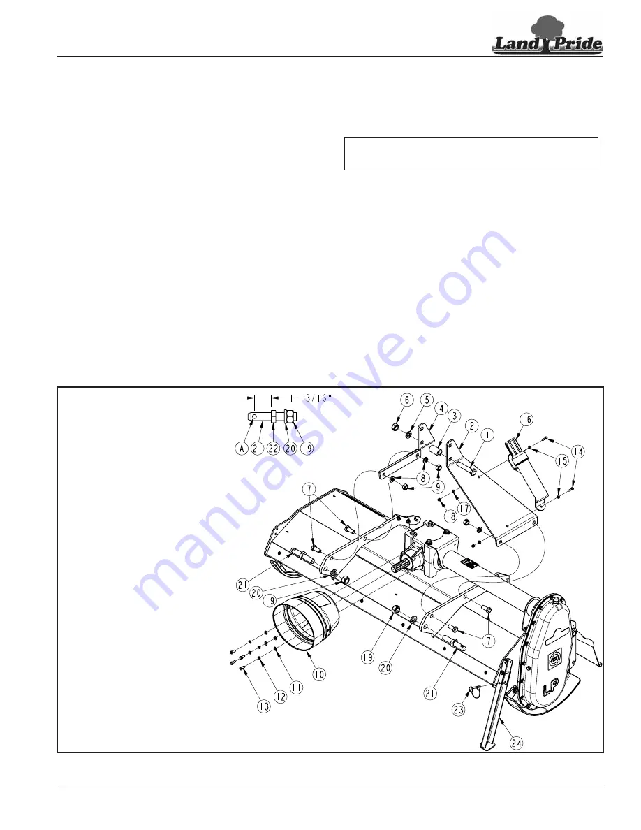 Land Pride RGA12 Series Operator'S Manual Download Page 13