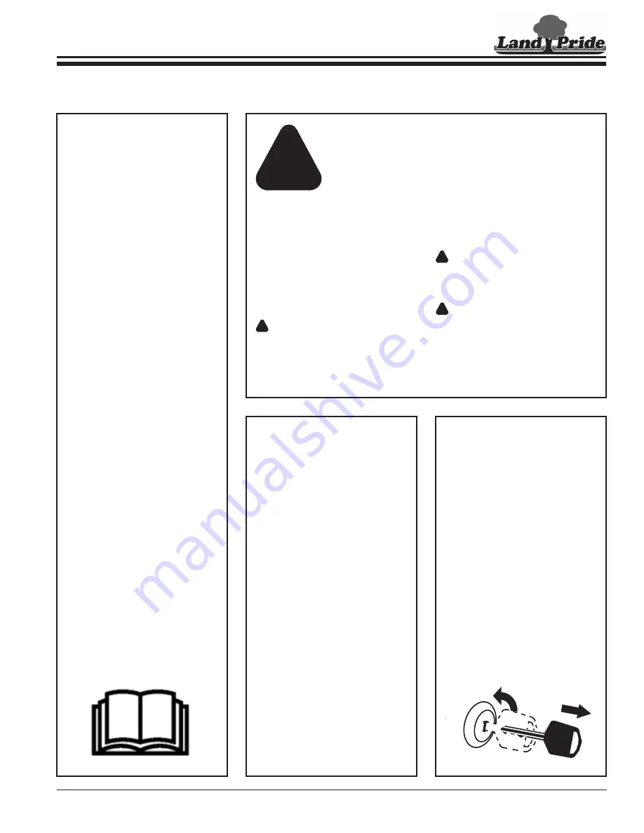 Land Pride RGR12 Series Operator'S Manual Download Page 5