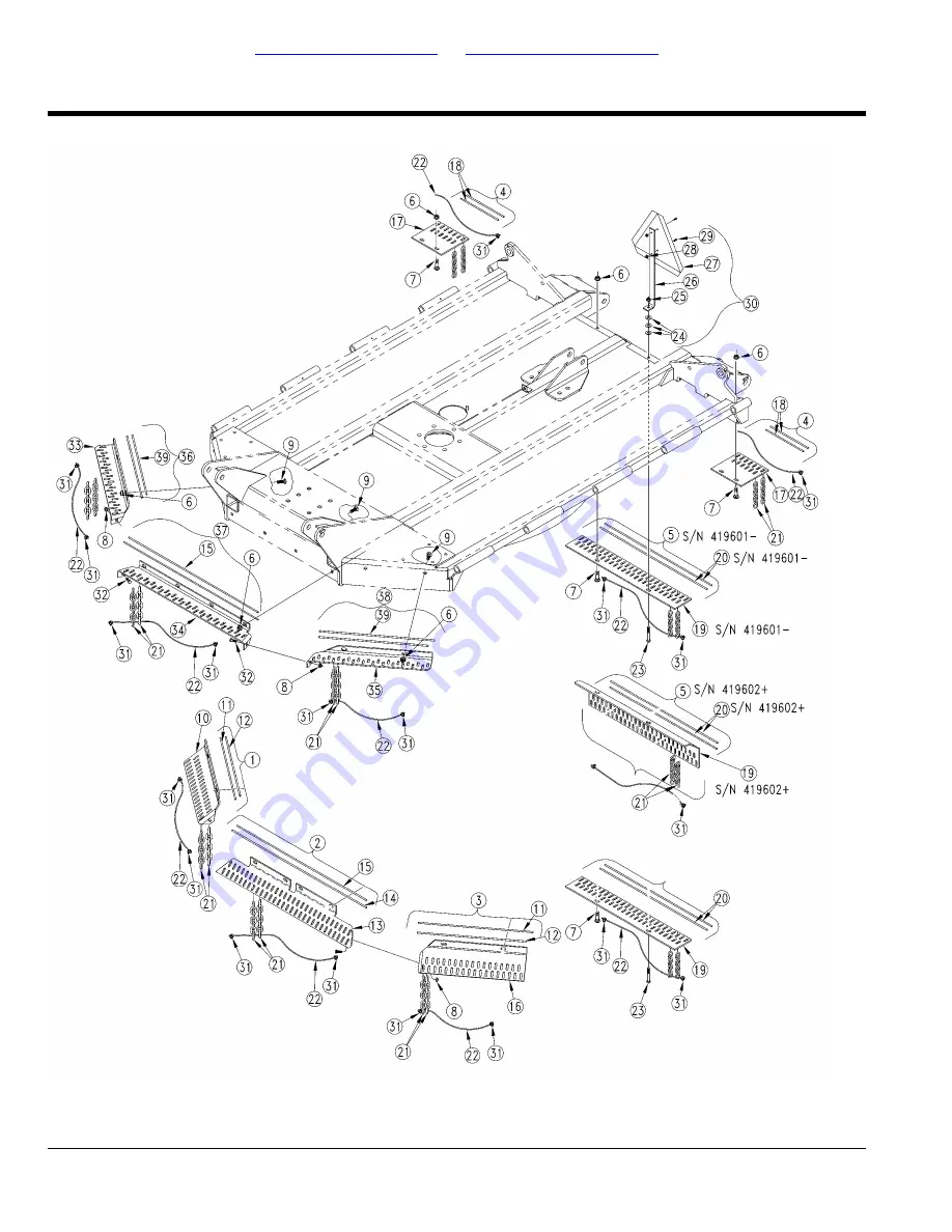 Land Pride Rotary Cutters RCB6010 Parts Manual Download Page 130