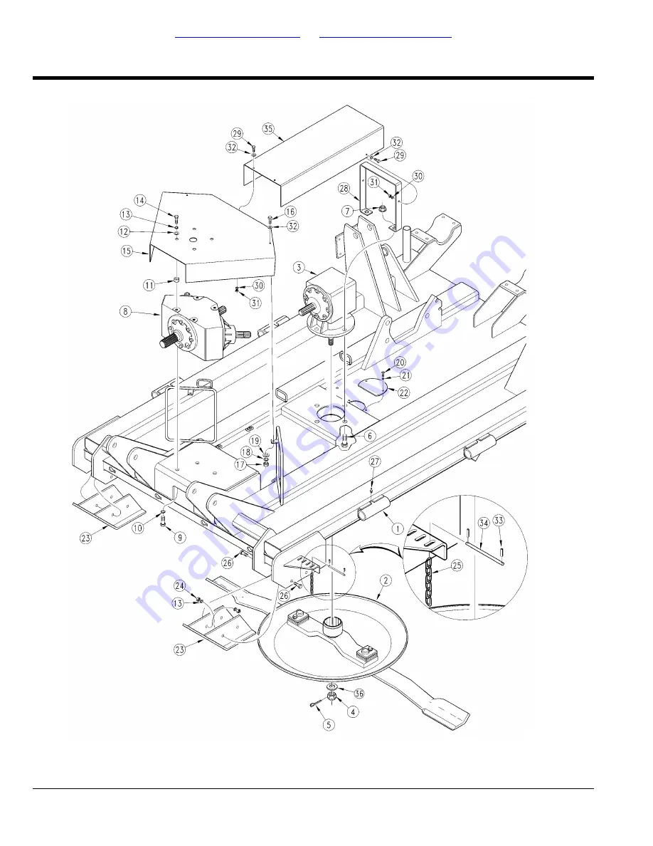 Land Pride Rotary Cutters RCF45180 Parts Manual Download Page 12