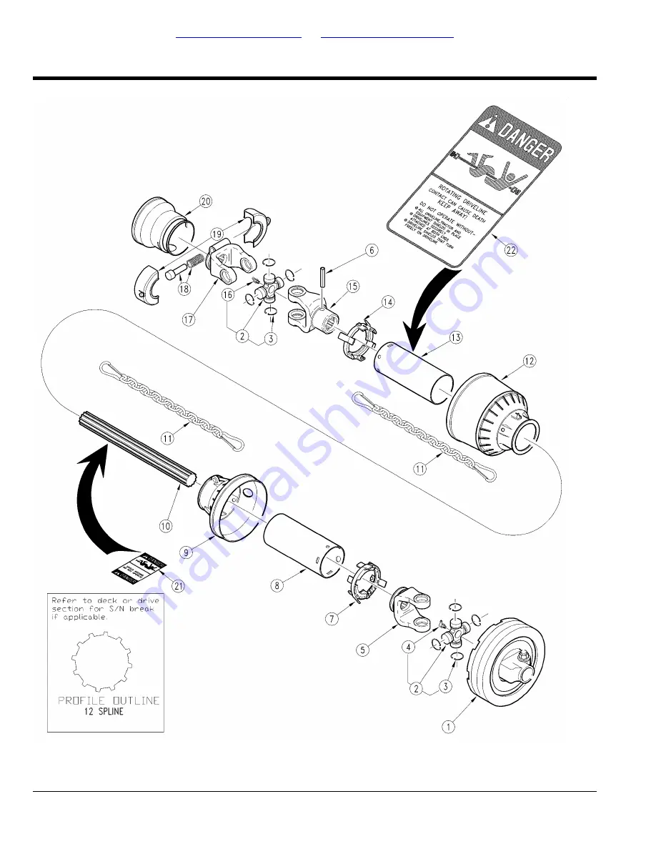 Land Pride Rotary Cutters RCF45180 Скачать руководство пользователя страница 58