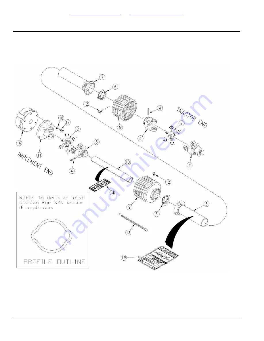 Land Pride Rotary Cutters RCF45180 Parts Manual Download Page 60