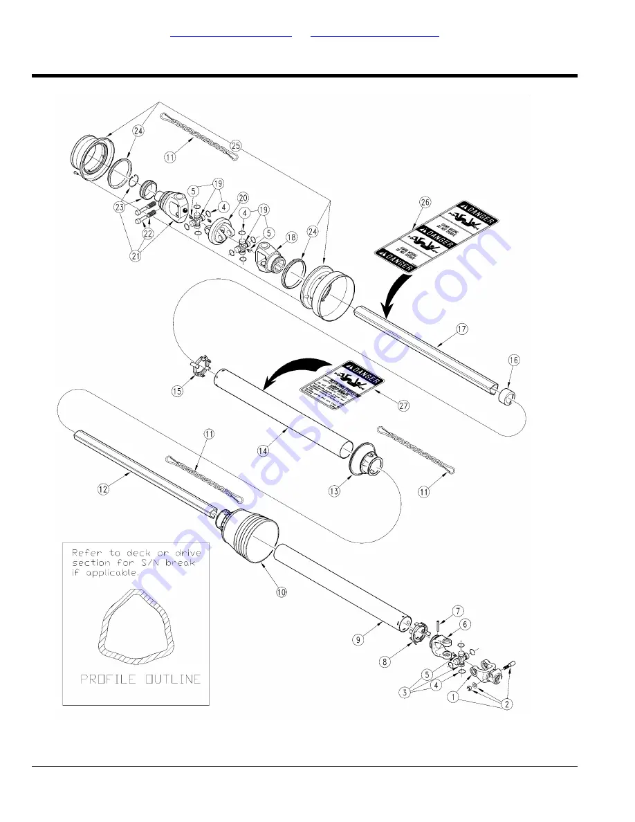 Land Pride Rotary Cutters RCF45180 Parts Manual Download Page 66