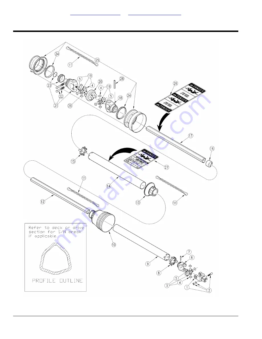 Land Pride Rotary Cutters RCF45180 Parts Manual Download Page 68