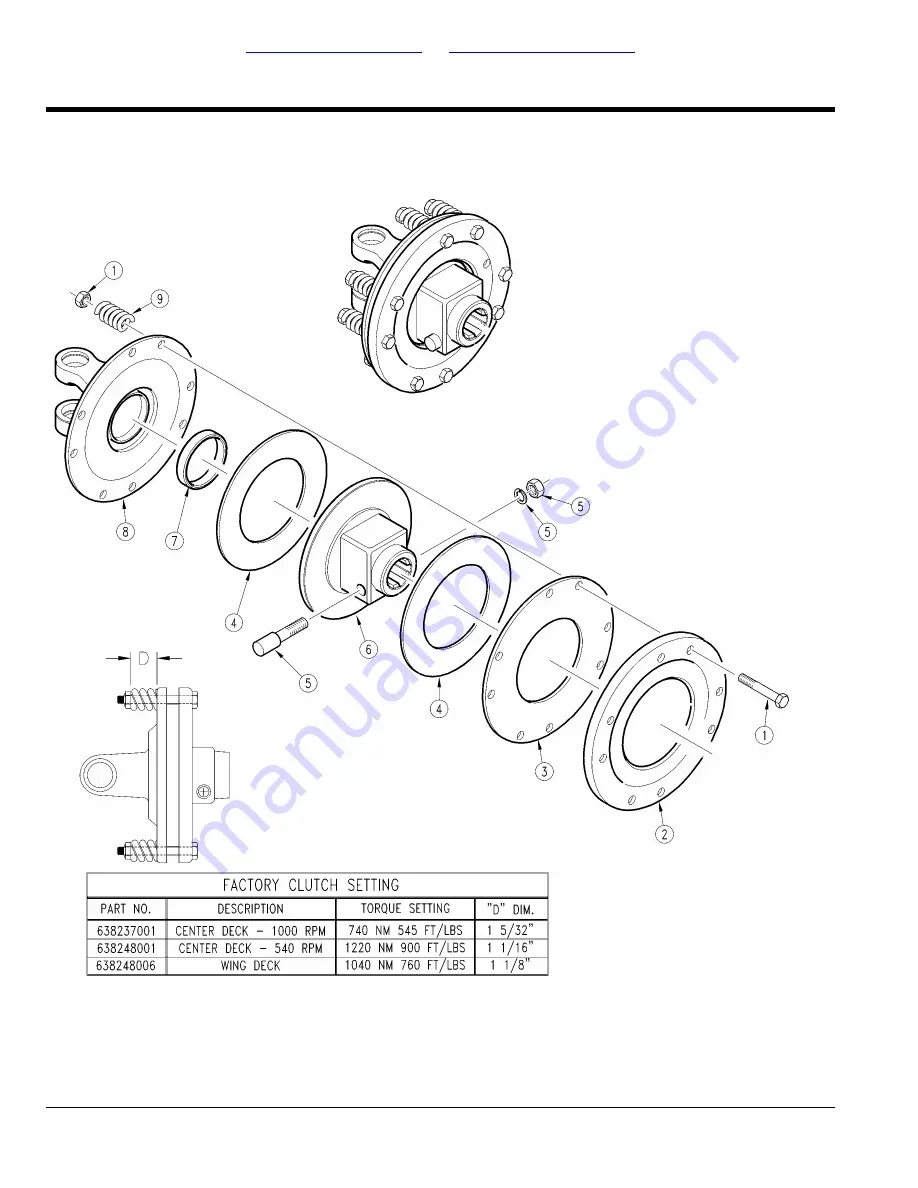 Land Pride Rotary Cutters RCF45180 Parts Manual Download Page 202