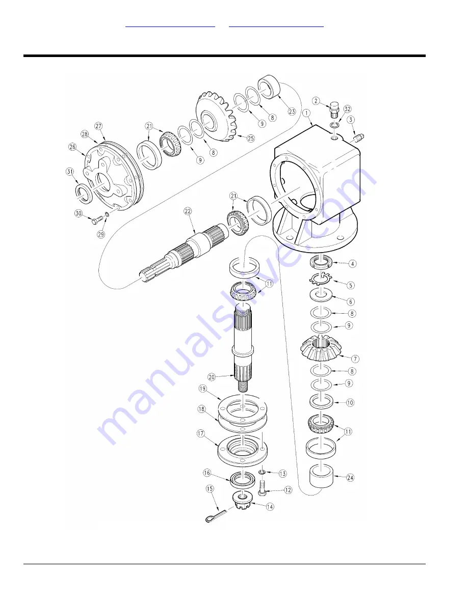 Land Pride Rotary Cutters RCF45180 Parts Manual Download Page 222