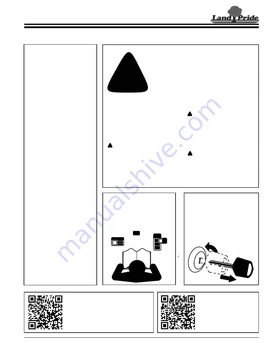 Land Pride SAC35 Operator'S Manual Download Page 3