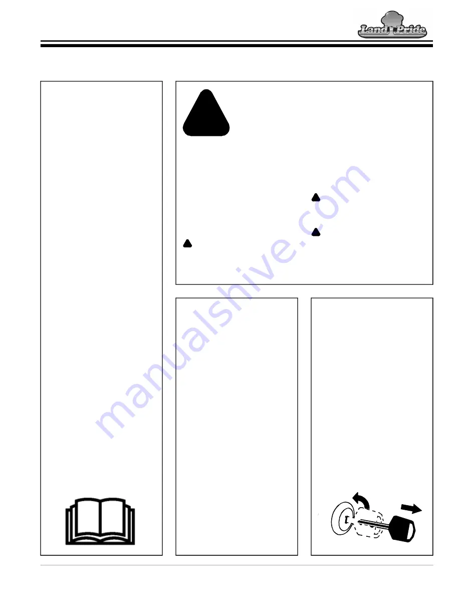 Land Pride SBD3596 Operator'S Manual Download Page 5