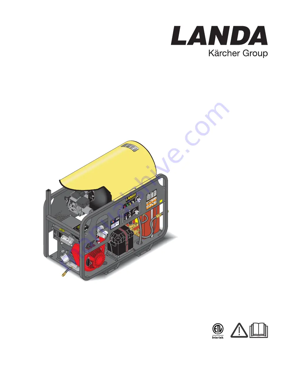 Landa MHP4 30324E Operator'S Manual Download Page 1