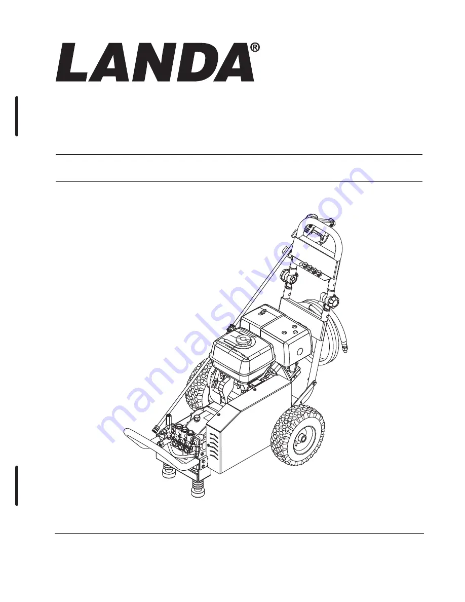 Landa PGA3-27324 Operator'S Manual Download Page 1