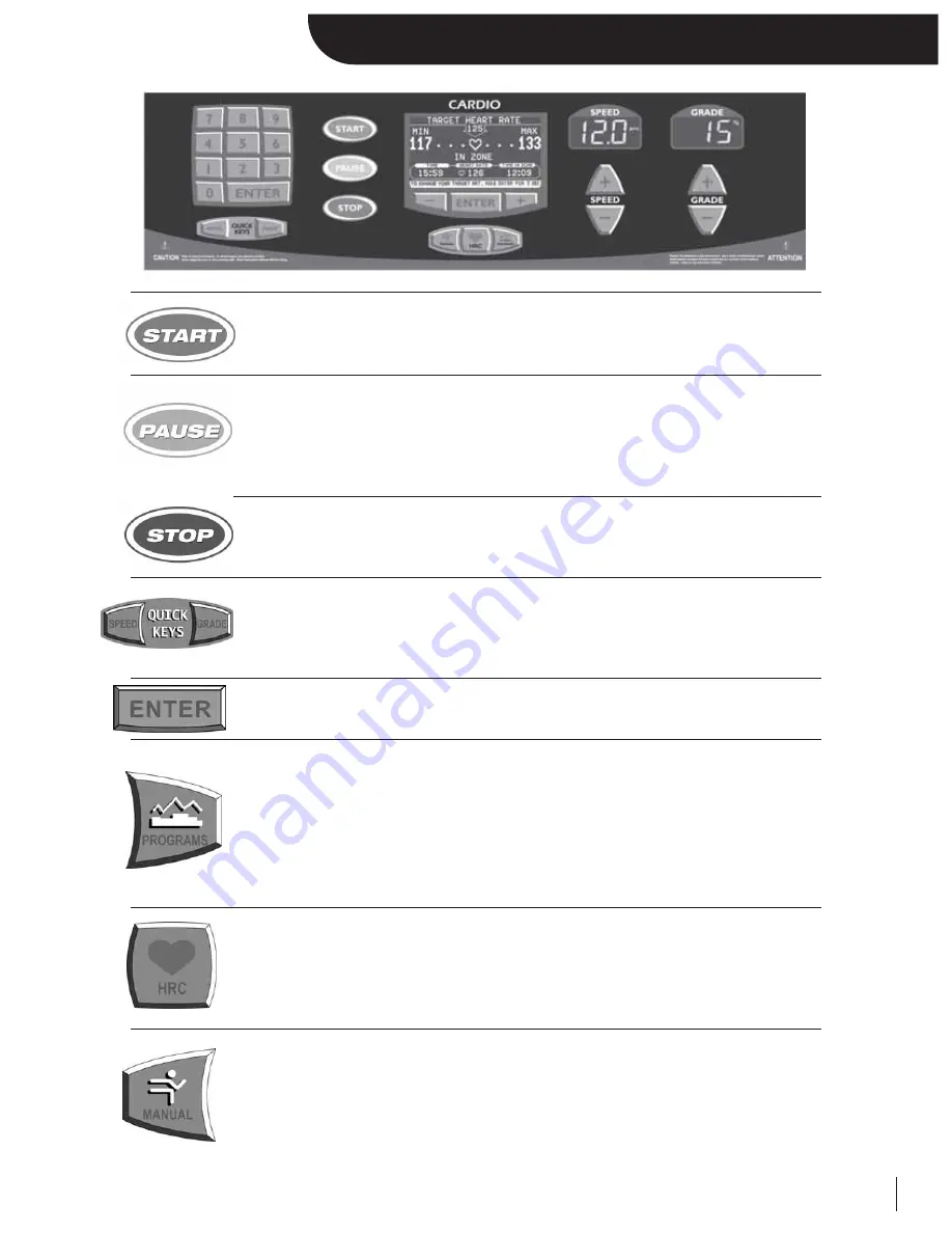 Landice 72102 Owner'S Manual Download Page 9