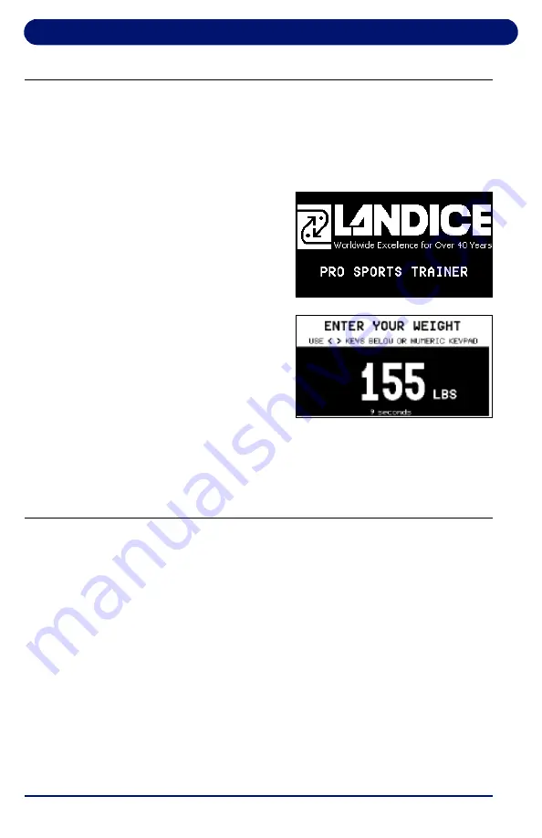 Landice 90 Series Owner'S Manual Download Page 50