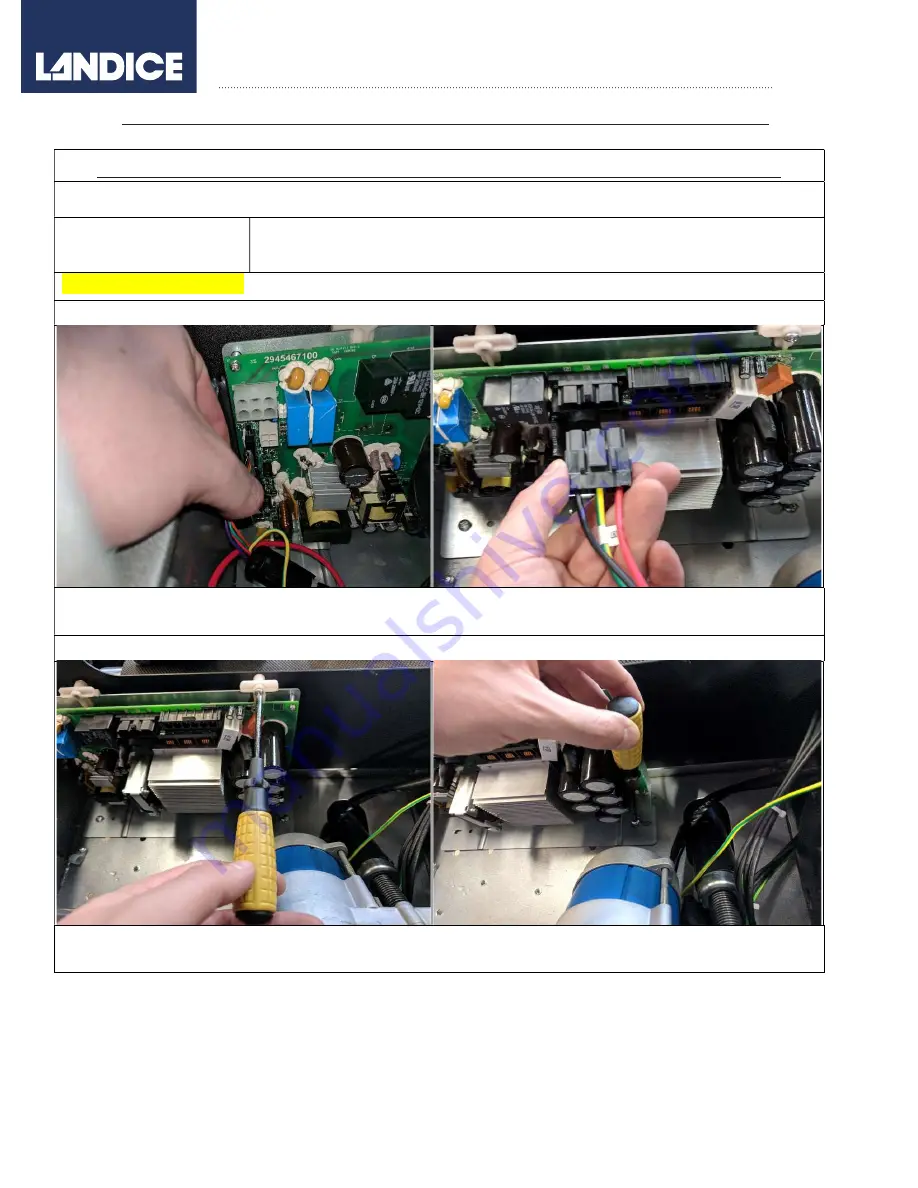 Landice L10 Service Manual Download Page 48