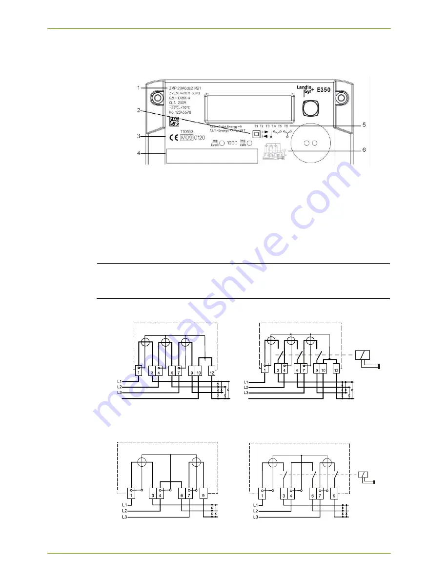 Landis+Gyr E350 Series User Manual Download Page 22