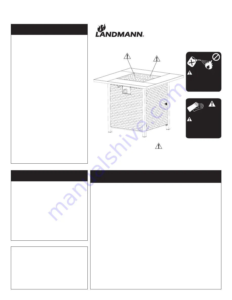 Landmann 22582 Assembly And Use Instructions Download Page 10