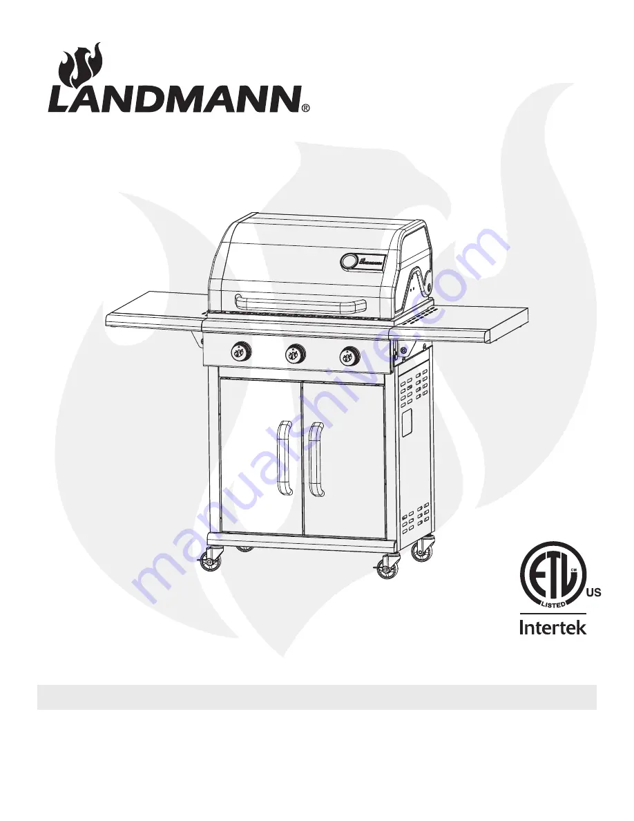 Landmann 42223 Assembly, Care And Use Instructions Download Page 1