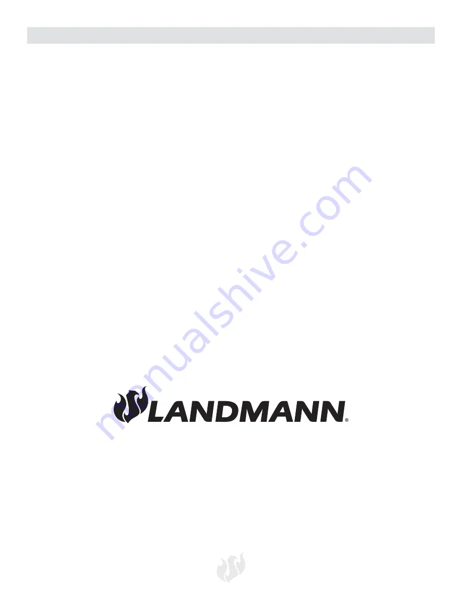 Landmann 42224 Assembly, Care And Use Instructions Download Page 28