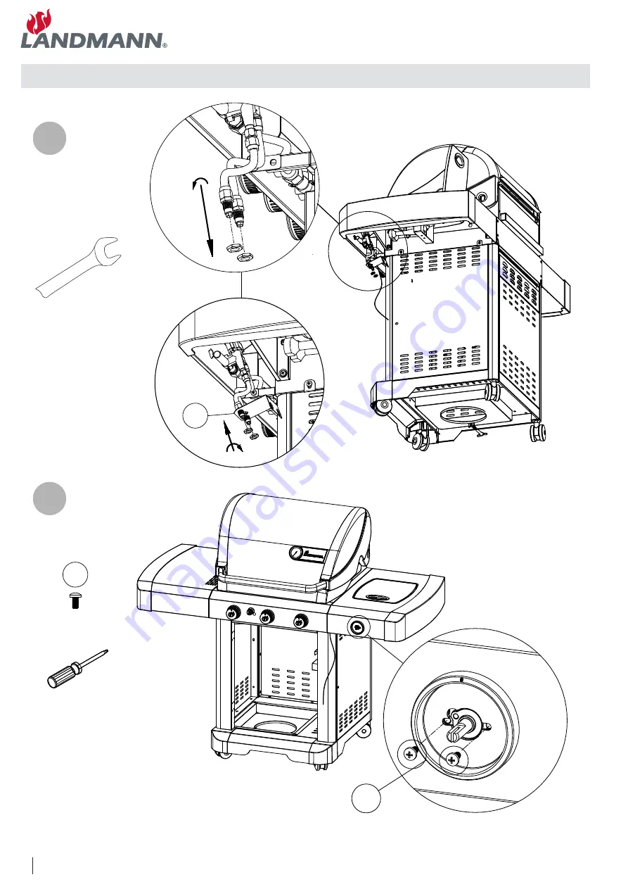 Landmann 42300 Assembly Instruction Manual Download Page 62